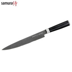 Samura MO-V Stonewash Нож - слайсэр нарезки 9.0''/230 mm из AUS 8 Японской из стали 59 HRC цена и информация | Ножи и аксессуары для них | hansapost.ee