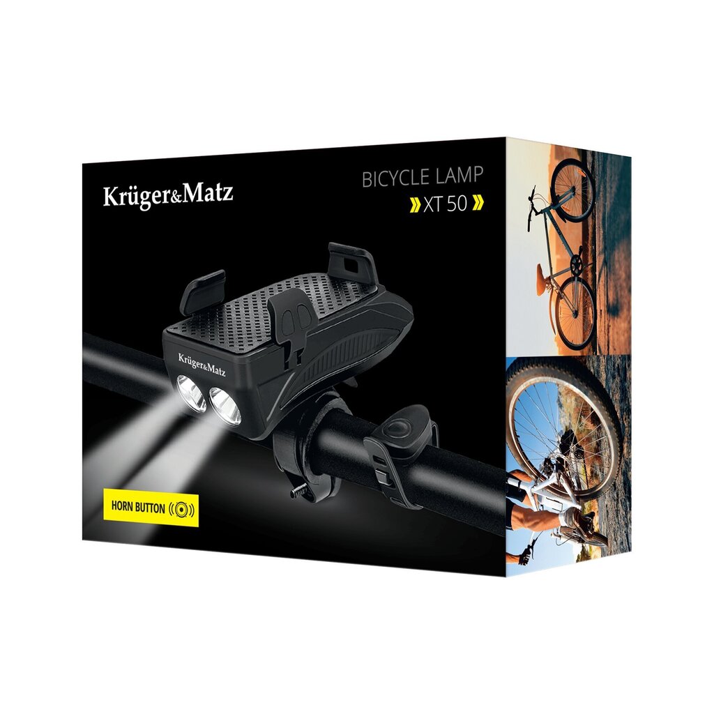 Kruger&Matz XT50 hoidik jalgratastele цена и информация | Telefonihoidjad | hansapost.ee