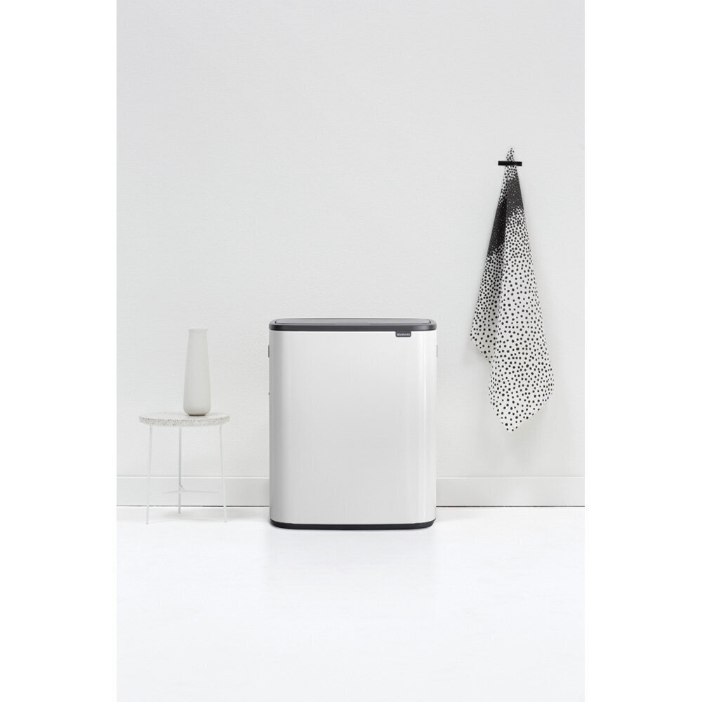 Prügikast, Bo Touch Bin 60L White цена и информация | Prügikastid | hansapost.ee