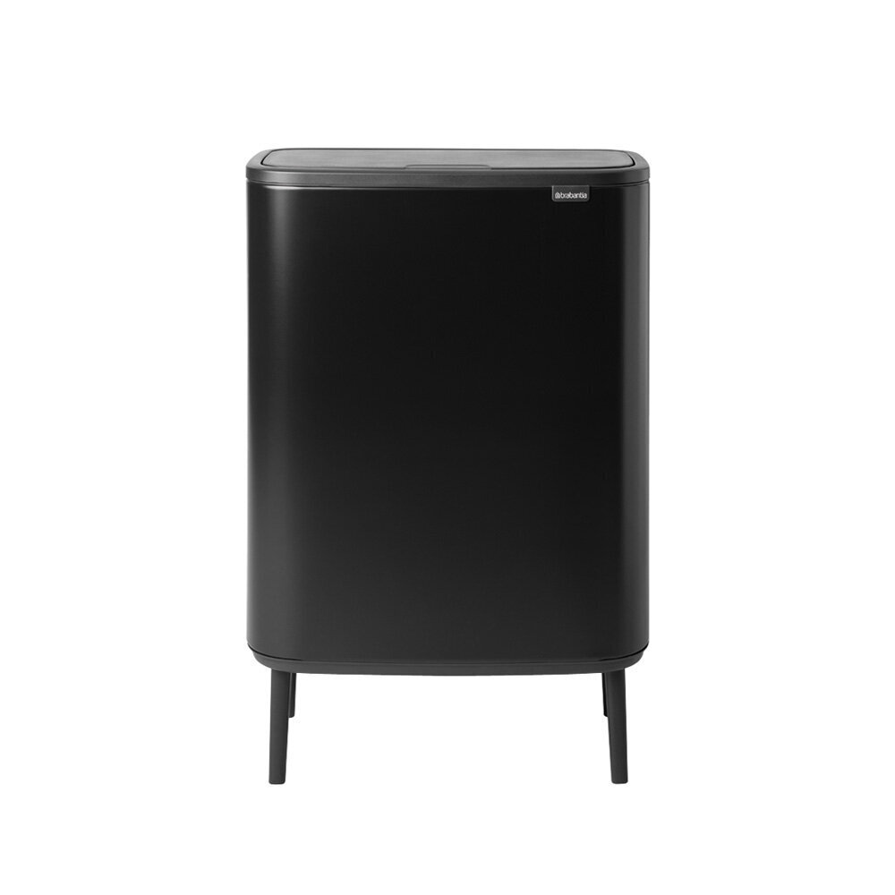 Kõrge, Bo Touch Bin 2x30L Matt Black цена и информация | Prügikastid | hansapost.ee