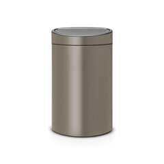 Двухсекционный мусорный бак Touch Bin New (10/23 л), пластиковые внутренние ведра Platinum цена и информация | Мусорные баки | hansapost.ee
