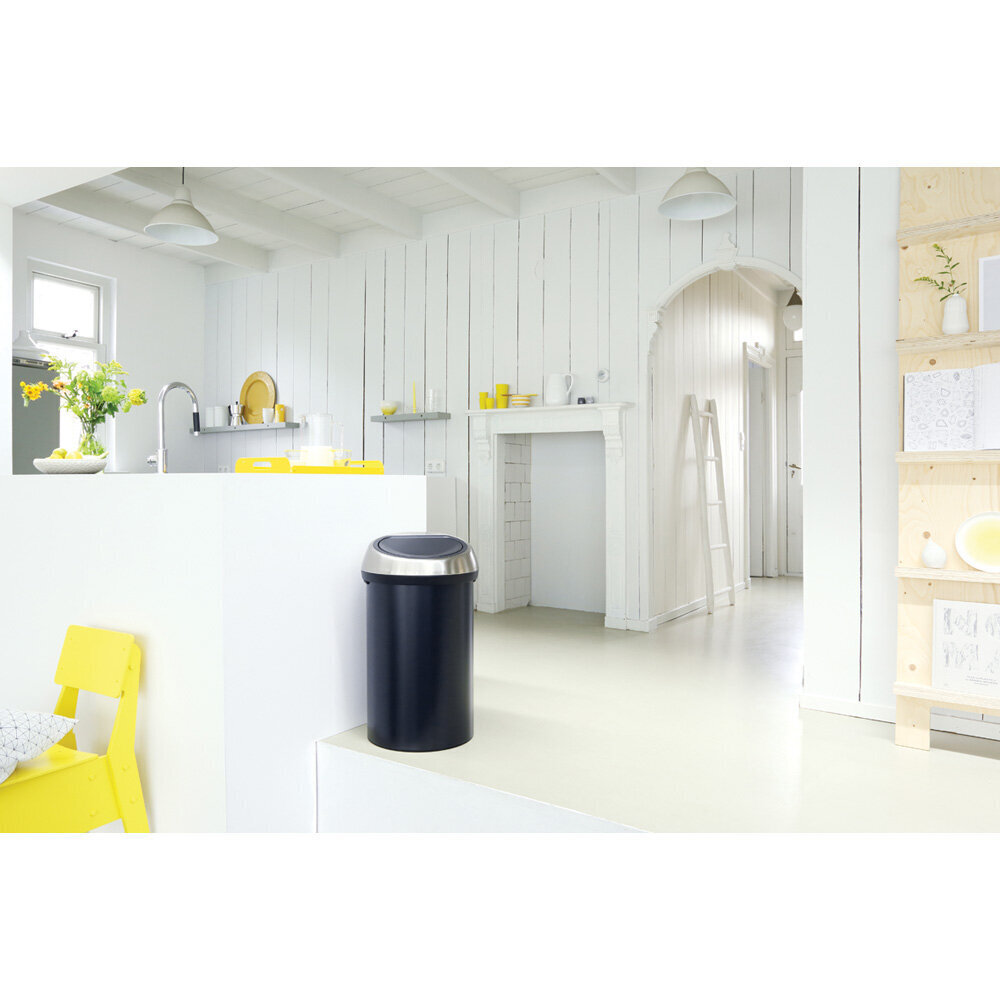 Prügikast, Touch Bin 60L Matt Black/FPP lid hind ja info | Prügikastid | hansapost.ee