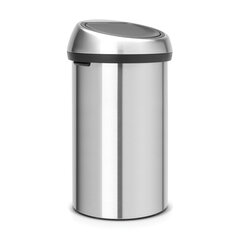 Prügikast, Touch Bin 60L Matt Steel hind ja info | Prügikastid | hansapost.ee