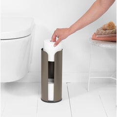 Держатель для хранения туалетной бумаги, серия ReNew Platinum цена и информация | Brabantia Сантехника для ванной | hansapost.ee