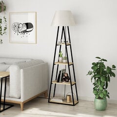 Põrandalamp Kalune Design 855, pruun/valge hind ja info | Põrandalambid | hansapost.ee