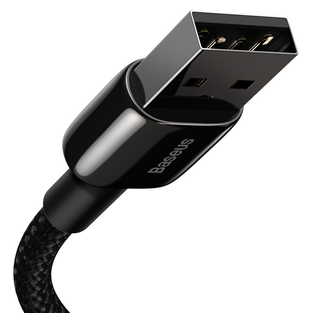 Kaabel Baseus Tungsten Gold USB to Lightning 2.4A 1m, must hind ja info | Mobiiltelefonide kaablid | hansapost.ee