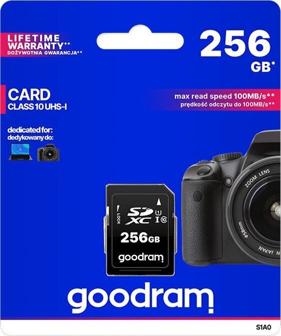 GoodRam S1A0-2560R12 hind ja info | Fotoaparaatide mälukaardid | hansapost.ee