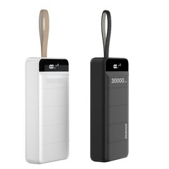 Dudao universaalne laadija seadmetele 30000 mAh / 3x USB must hind ja info | Akupangad | hansapost.ee