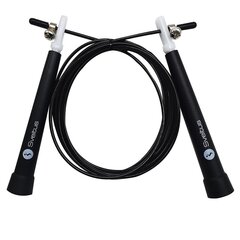 Скакалка SVELTUS, черная цена и информация | Скакалка Tunturi Pro Adjustable Speed Rope | hansapost.ee