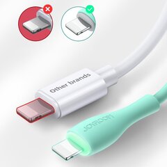 Joyroom USB - Lightning cable 2,4 A 1 m white (S-1030M8) цена и информация | Кабели для телефонов | hansapost.ee