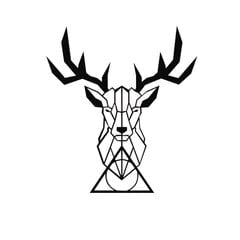 Metallist seinadekoratsioon Deer Head hind ja info | Sisustuselemendid | hansapost.ee