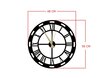 Seinakell Roman Clock цена и информация | Kellad | hansapost.ee