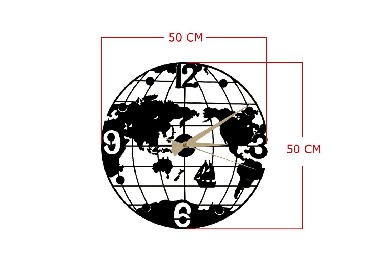 Seinakell Globe цена и информация | Kellad | hansapost.ee