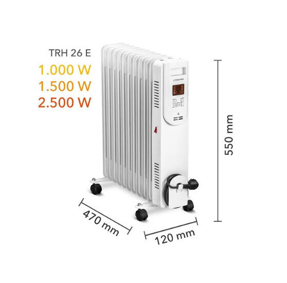 Elektriline õliradiaator Trotec TRH 26 E hind ja info | Küttekehad | hansapost.ee