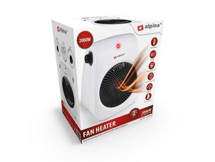 Обогреватель-вентилятор Alpina, 2000W цена и информация | Обогреватели | hansapost.ee