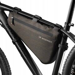 Wozinsky bicycle bag for the bicycle frame 8L grey (WBB15BK) цена и информация | Сумки, держатели для телефонов | hansapost.ee