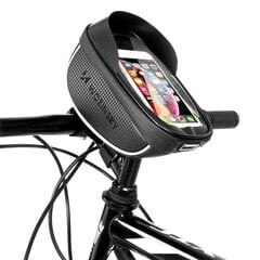 Wozinsky Bicycle Front Frame Handlebar Bag Touch Screen Phone Holder 1L black (WBB16BK) цена и информация | Чехлы для телефонов | hansapost.ee