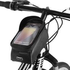 Wozinsky Bike Front Storage Bag Bicycle Frame Phone Case 2L black (WBB17BK) цена и информация | Чехлы для телефонов | hansapost.ee