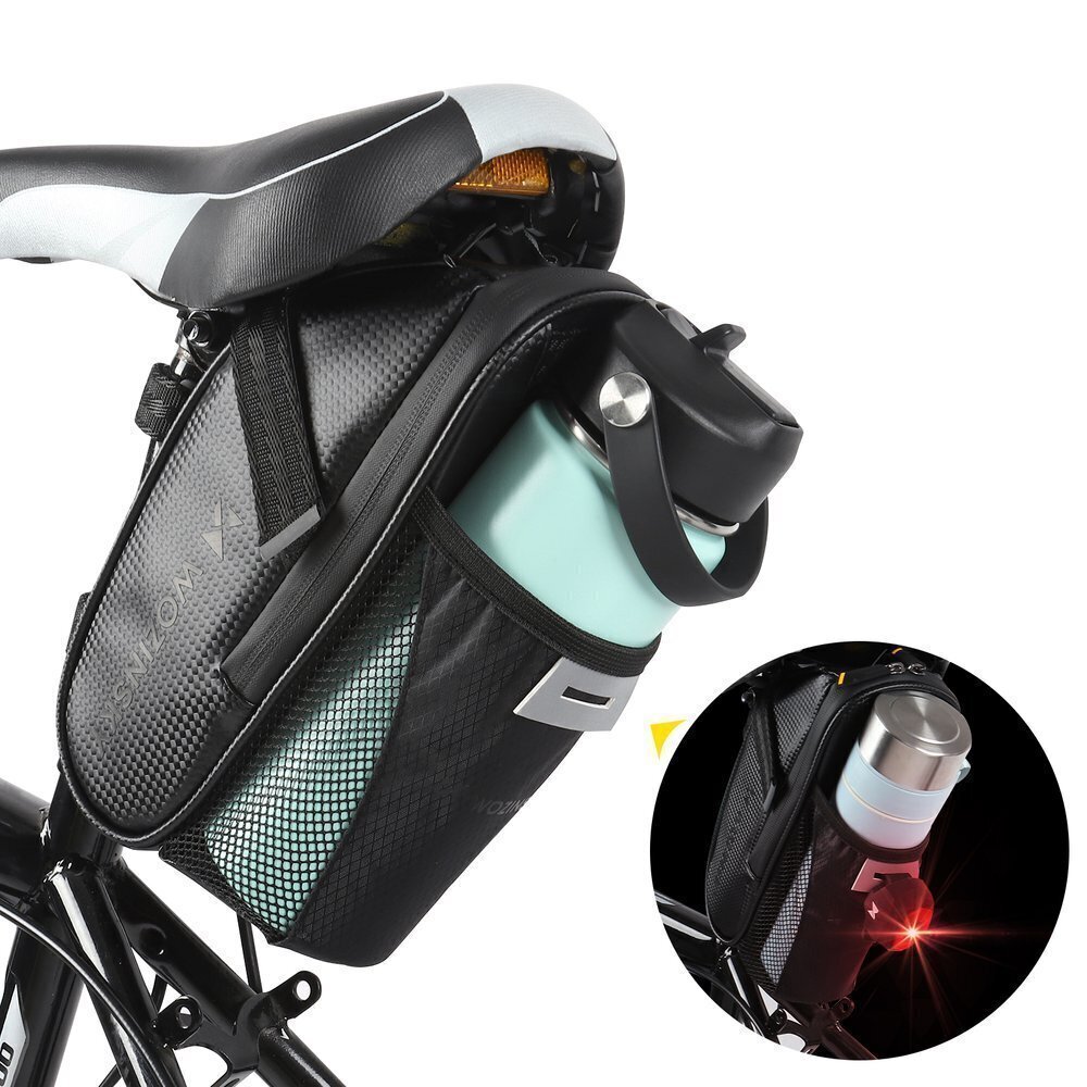 Wozinsky bicycle under the saddle bottle bag black (WBB20BK) цена и информация | Rattakotid ja telefonikotid | hansapost.ee