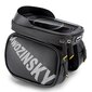 Wozinsky bike front storage detachable bag bicycle frame phone case black(WBB21BK) hind ja info | Telefonide kaitsekaaned ja -ümbrised | hansapost.ee