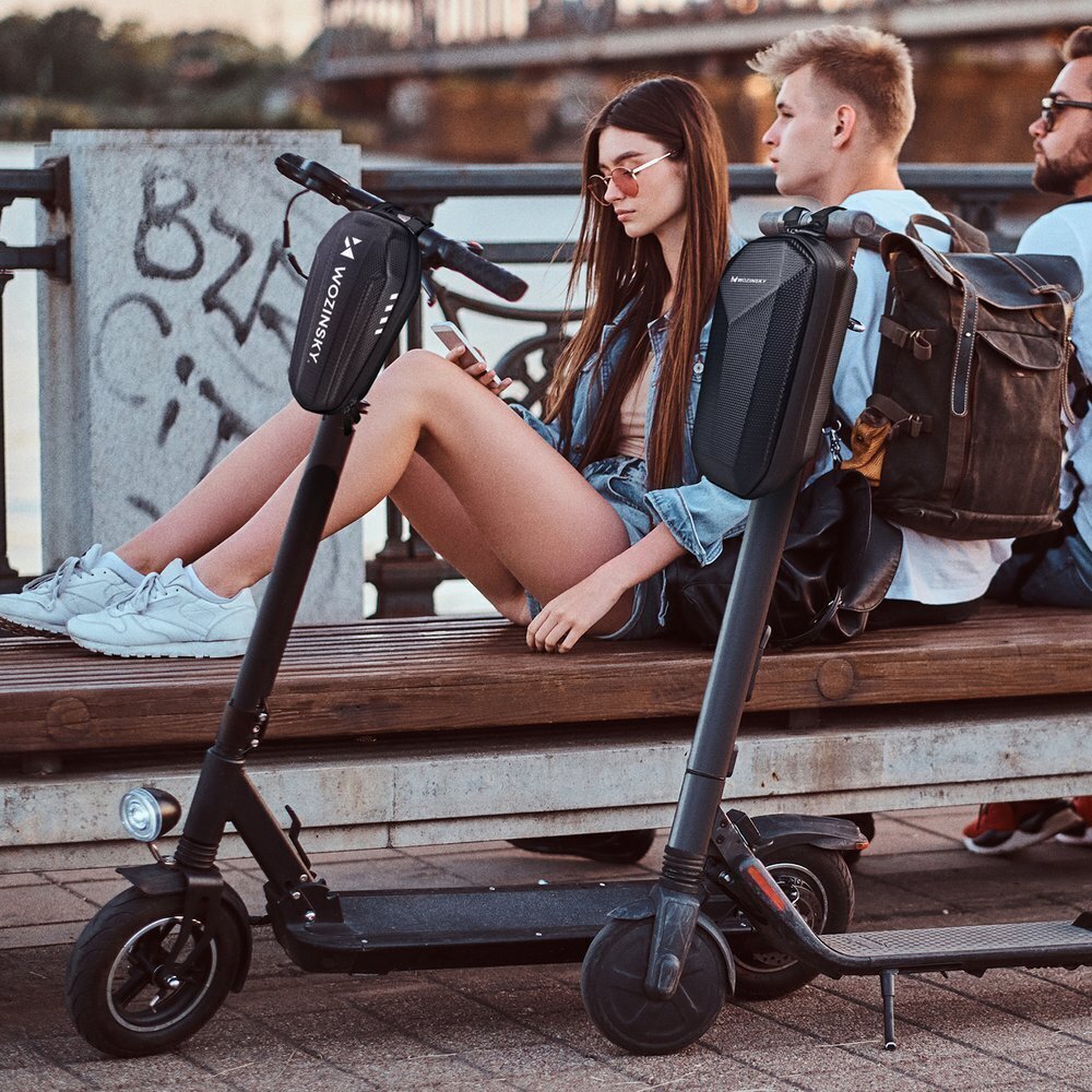 Wozinsky waterproof electric scooter handlebar bag 2L black (WSB3BK) hind ja info |  Elektritõukerataste tarvikud | hansapost.ee