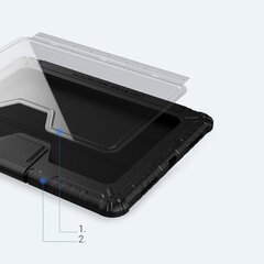 Чехол Nillkin Bumper PRO Protective Stand Case for iPad 10.9 2020/Air 4/Pro 11 2020/Pro 11 2021 Black цена и информация | Чехлы для планшетов и электронных книг | hansapost.ee