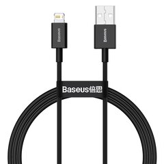 Kaabel Baseus CALYS-A01 Lightning Baseus Superior Series, 2.4A, 1m hind ja info | Mobiiltelefonide kaablid | hansapost.ee