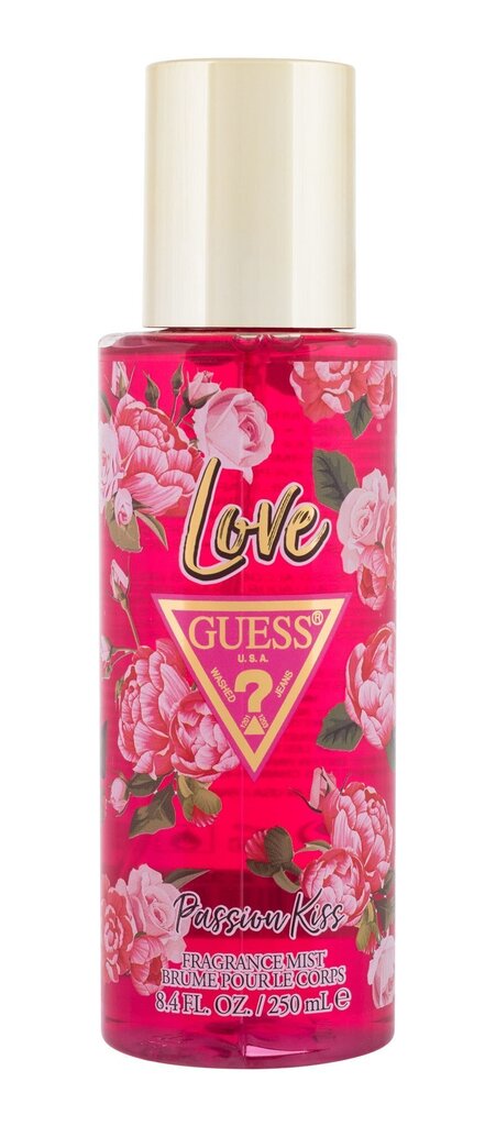 Kehasprei Guess Love Passion Kiss, 250 ml цена и информация | Dušigeelid ja deodorandid naistele | hansapost.ee