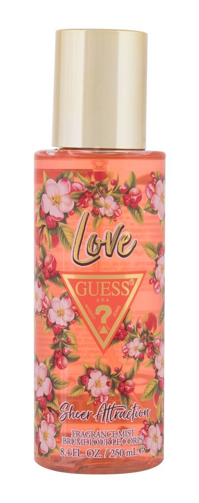 GUESS Love Sheer Attraction kehasprei 250 ml цена и информация | Dušigeelid ja deodorandid naistele | hansapost.ee