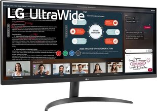 LCD Monitor|LG|34"|21 : 9|Panel IPS|2560x1080|21:9|75Hz|Matte|5 ms|34WP500-B hind ja info | LG Arvutid ja IT- tehnika | hansapost.ee