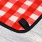Piknikumatt Meteor Checkered, 200x200 cm, punane hind ja info | Matkamadratsid ja matkamatid | hansapost.ee