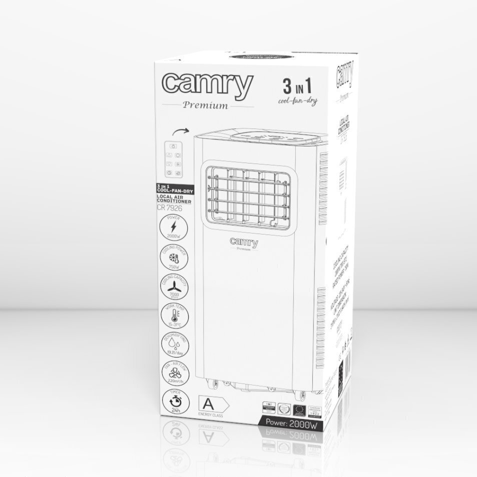 Konditsioneer Camry CR 7926, 2kW hind ja info | Konditsioneerid, kliimaseadmed | hansapost.ee