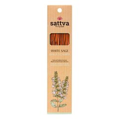 Viirukipulgad White Sage Sattva Ayurveda, 15 tk hind ja info | Sattva Ayurveda Parfüümid, lõhnad ja kosmeetika | hansapost.ee