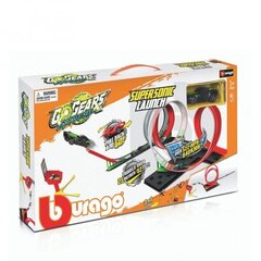 Autorada Bburago GoGear SuperSonic Launch 3in1 Playset with 1 car hind ja info | Mänguasjad poistele | hansapost.ee