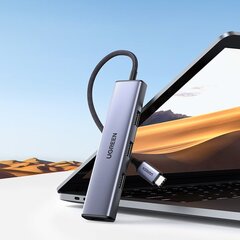Adapter Ugreen USB Type C - 4x USB 3.2 цена и информация | Адаптеры и USB-hub | hansapost.ee