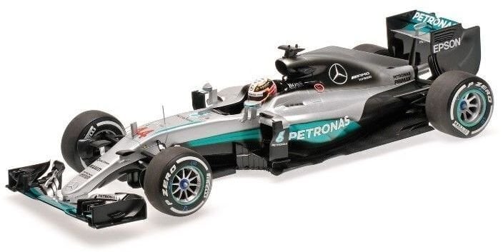 Mudel Bburago Formula Mercedes F1 W07 Hybrid 1:18 Silver hind ja info | Mänguasjad poistele | hansapost.ee