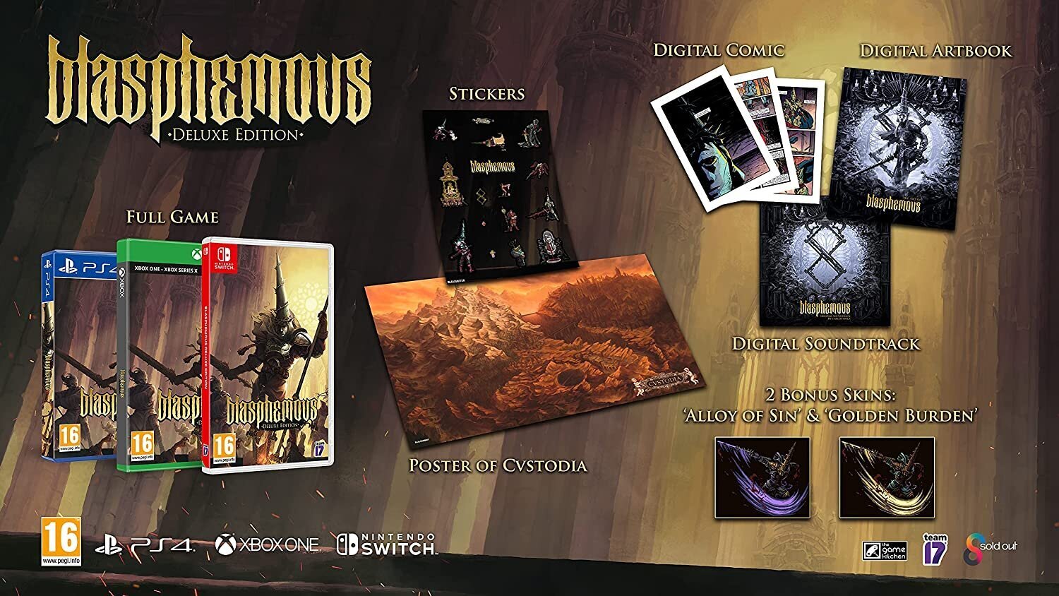 PlayStation 4 mäng Blasphemous Deluxe Edition цена и информация | Konsooli- ja arvutimängud | hansapost.ee