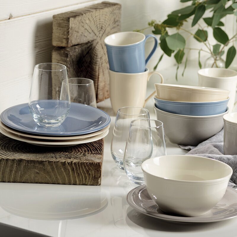 Like by Villeroy & Boch 12-osaline nõudekomplekt Color Loop Horizon hind ja info | Klaasid, kruusid ja kannud | hansapost.ee