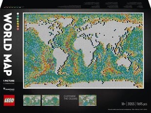 LEGO® 31203 ART Карта мира цена и информация | Конструкторы и кубики | hansapost.ee