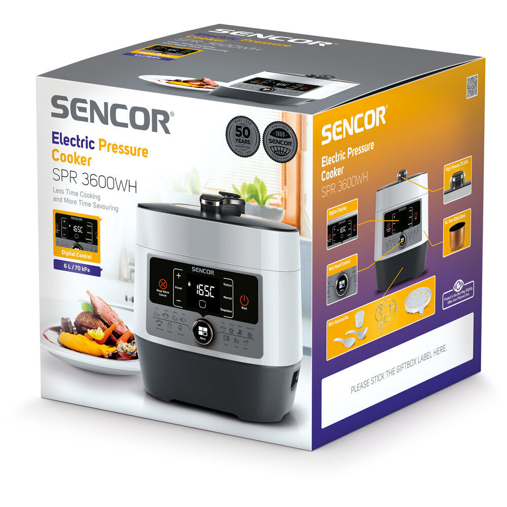 Sencor SPR3600WH hind ja info | Multikeetjad, survepotid | hansapost.ee