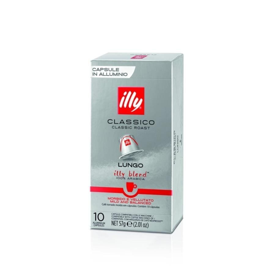 Kohvikapslid Illy Classico Lungo, 10 tk. hind ja info | Kohv ja kakao | hansapost.ee