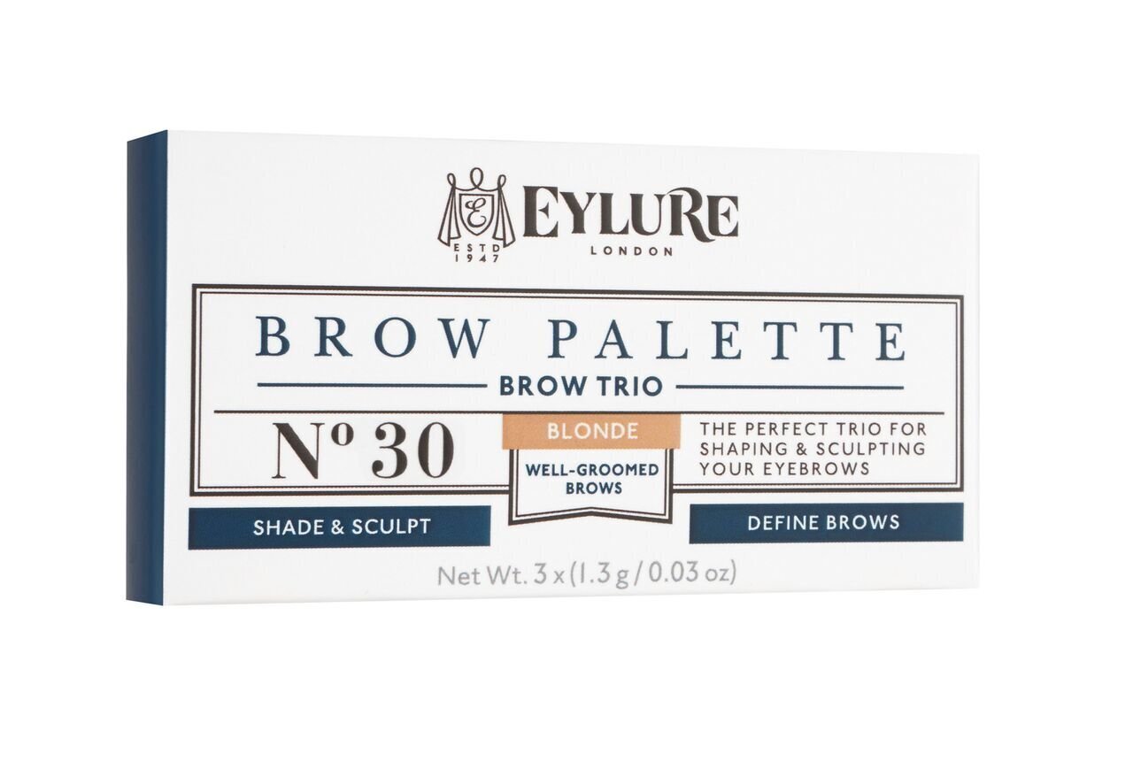 Kulmupalett Eylure Brow Palette 3 x 1,3 g цена и информация | Lauvärvid, ripsmetušid ja silmapliiatsid | hansapost.ee