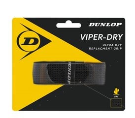 Намотка базовая для теннисной ракетки Dunlop Viperdry 1 шт. черный цена и информация | Товары для большого тенниса | hansapost.ee