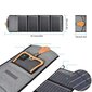 Choetech foldable travel solar solar charger 22W solar panel 2x USB 5V / 2.4A / 2.1A solar panel (82 x 24 cm) black (SC005) цена и информация | Akupangad | hansapost.ee