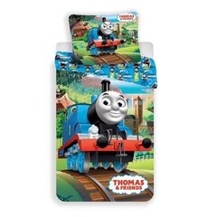 Voodipesukomplekt Thomas & Friends 140 x 200 cm + padjapüür 70 x 90 cm цена и информация | Детское постельное бельё | hansapost.ee