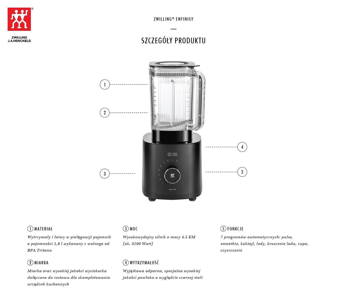 Zwilling Enfinigy 53001-001-0 hind ja info | Blenderid | hansapost.ee