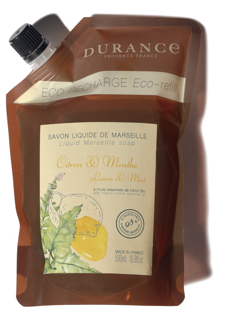 Vedelseep Durance Lemon Mint, 500 ml цена и информация | Dušigeelid, õlid | hansapost.ee