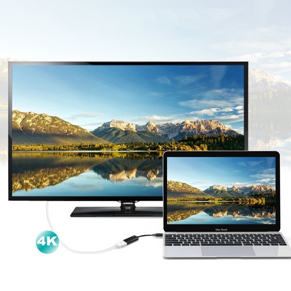 Choetech unidirectional cable adapter USB Type C Thunderbolt 3 (Male) to HDMI 2.0 4K@60Hz (female) black (HUB-H04BK) hind ja info | USB adapterid ja jagajad | hansapost.ee