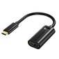 Choetech unidirectional cable adapter USB Type C Thunderbolt 3 (Male) to HDMI 2.0 4K@60Hz (female) black (HUB-H04BK) hind ja info | USB adapterid ja jagajad | hansapost.ee