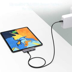 Многофункциональный USB-концентратор Choetech для Apple iPad Pro Typ C 4в1 60Вт PD, черный (HUB-M13) цена и информация | Адаптеры и USB-hub | hansapost.ee